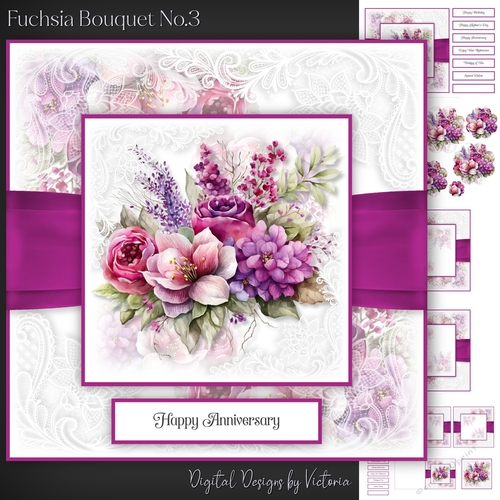 Fuchsia Bouquet No.3
