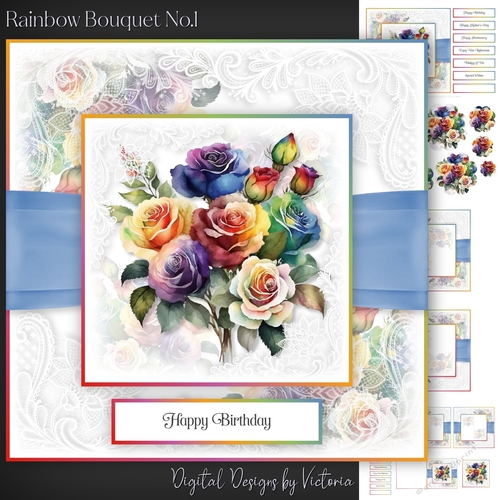 Rainbow Bouquet No.1
