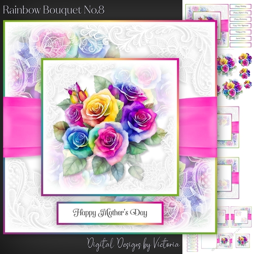Rainbow Bouquet No.8