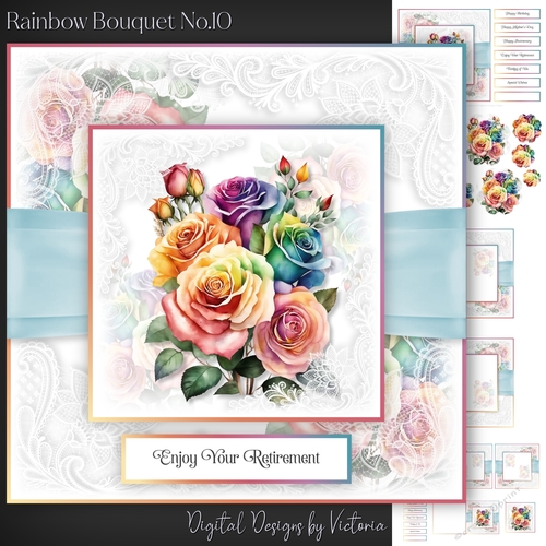 Rainbow Bouquet No.10