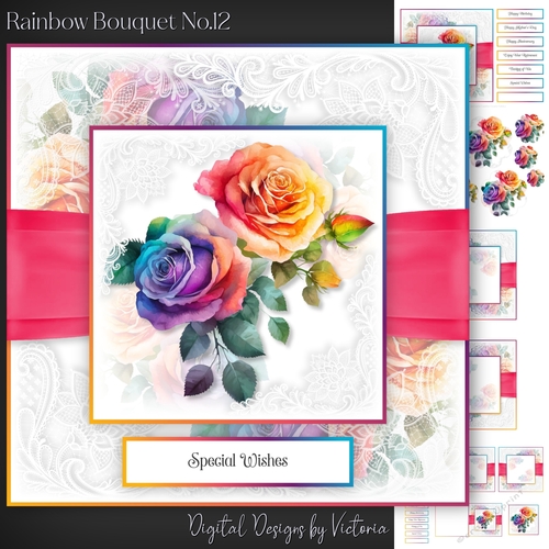Rainbow Bouquet No.12