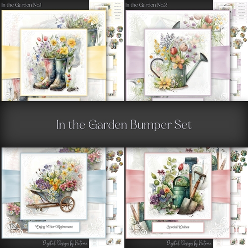 In the Garden Bumper Set
