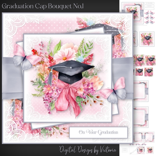 Graduation Cap Bouquet No.1