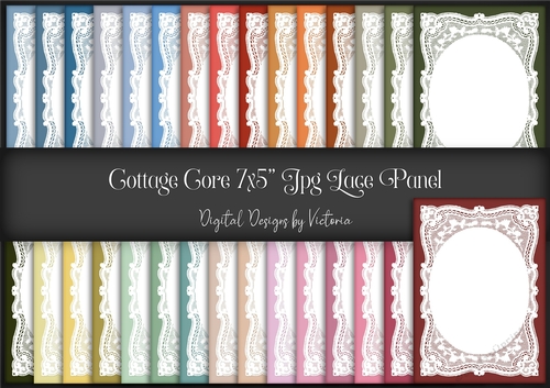 Cottage Core Lace Panel