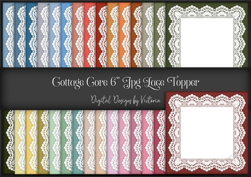 Cottage Core Lace Topper