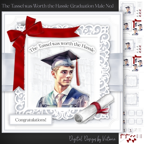 The Tassel was Worth the Hassle Graduation Male No.1