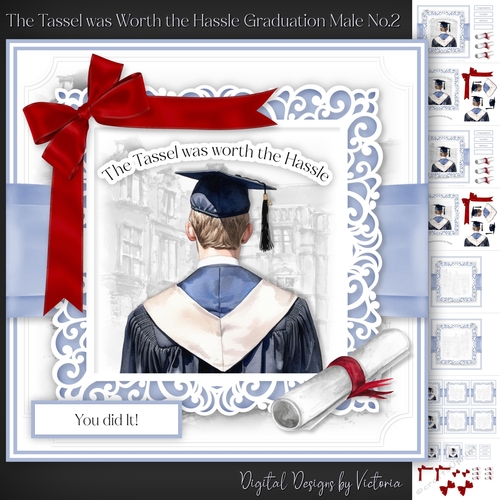 The Tassel was Worth the Hassle Graduation Male No.2