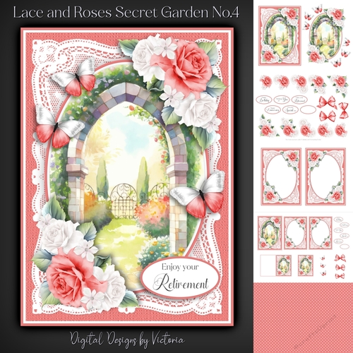 Lace and Roses Secret Garden No.4