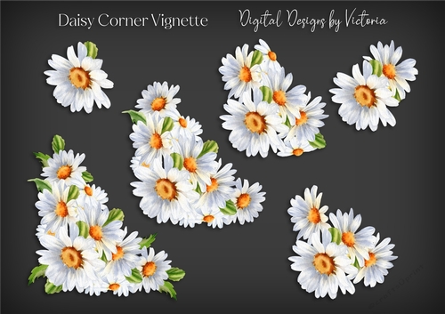 Daisy Corner Vignette