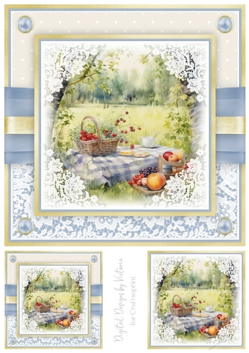 A Summer Picnic Toppers No.3