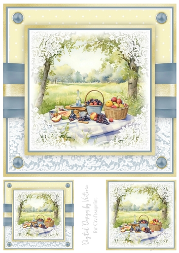A Summer Picnic Toppers No.4