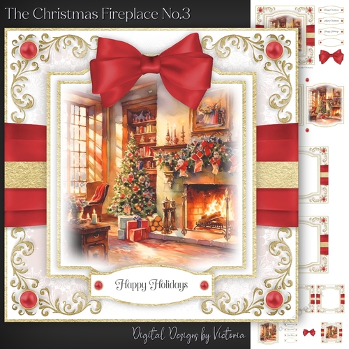 The Christmas Fireplace No.3