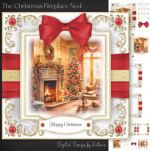 The Christmas Fireplace No.4