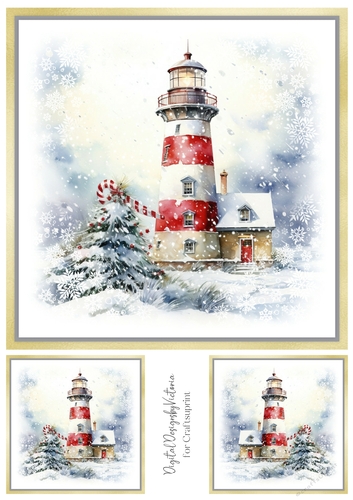The Winter Lighthouse Toppers No.5