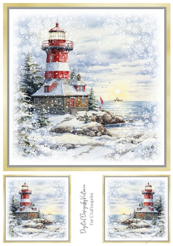 The Winter Lighthouse Toppers No.8