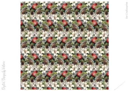 Winter Bouquet 8x8 No.7