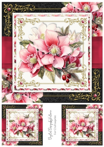 Winter Bouquet Drama Toppers No.4