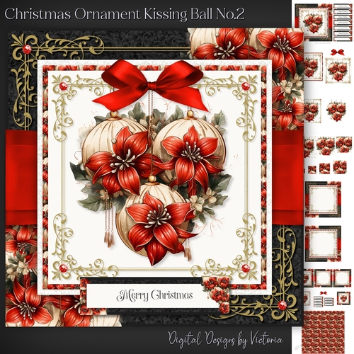 Christmas Ornament Kissing Ball No.2