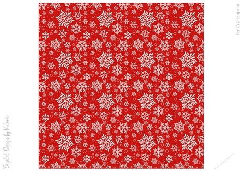 Poinsettia 8x8 inch No.19