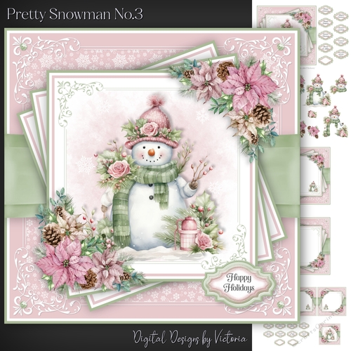 Pretty Snowman No.3