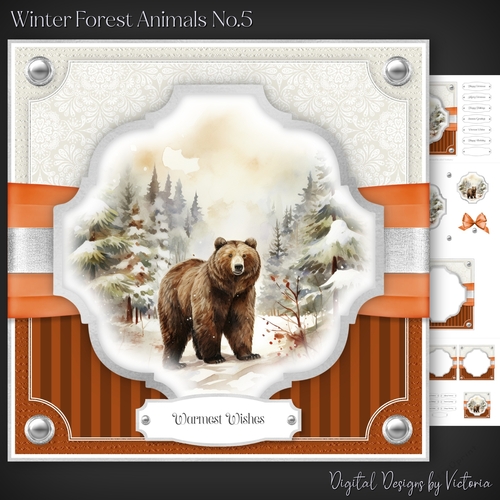 Winter Forest Animals No.5