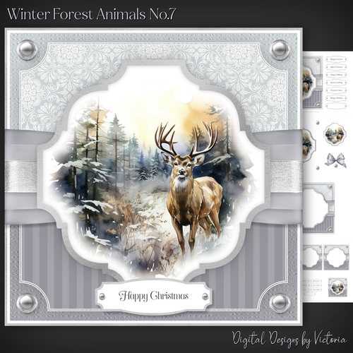 Winter Forest Animals No.7