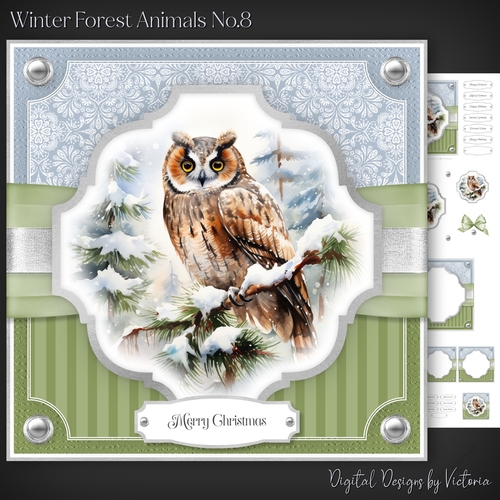 Winter Forest Animals No.8