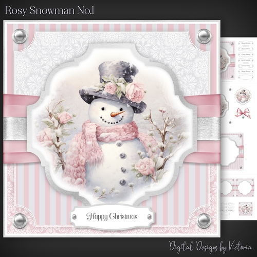 Rosy Snowman No.1