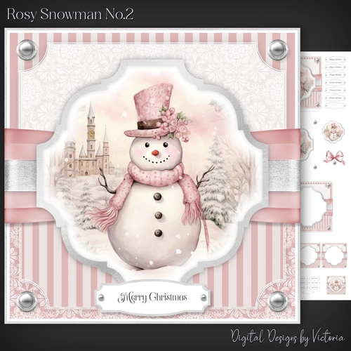 Rosy Snowman No.2