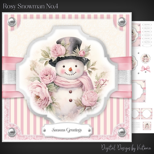 Rosy Snowman No.4