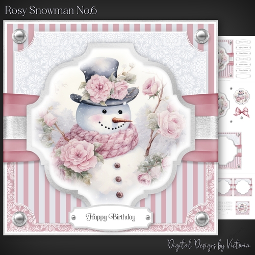Rosy Snowman No.6