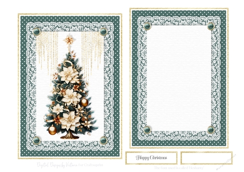 7x5 inch Christmas Tree No.1
