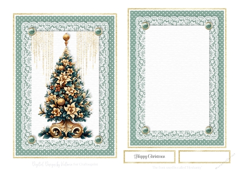 7x5 inch Christmas Tree No.3