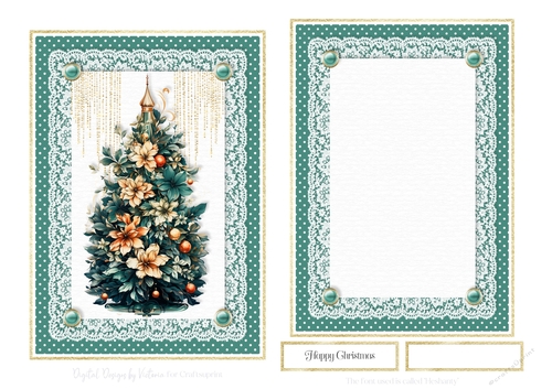 7x5 inch Christmas Tree No.6