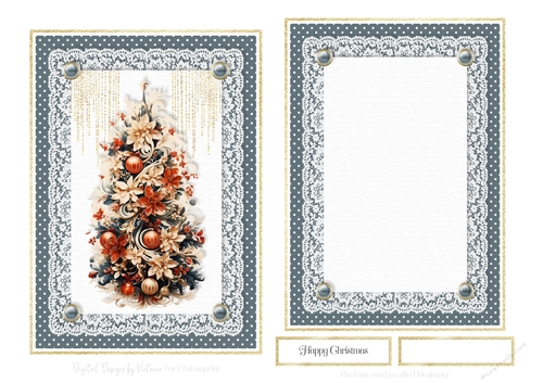7x5 inch Christmas Tree No.7