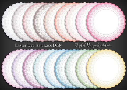 Easter Egg Hunt Lace Doily