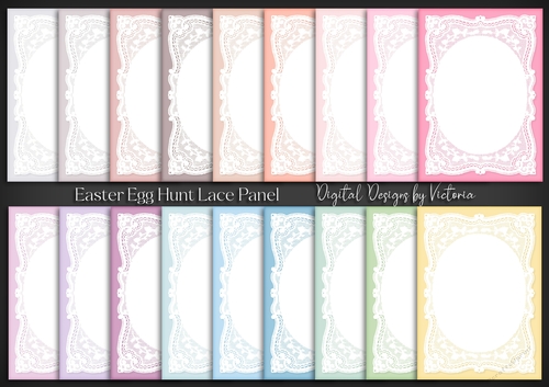 Easter Egg Hunt Lace Panel