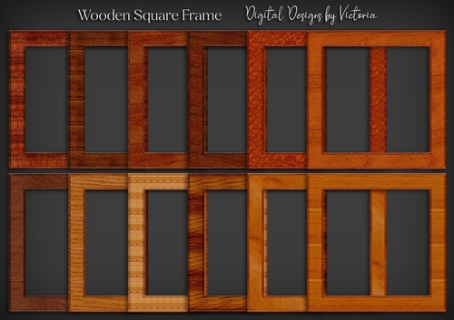 Wooden Chunky Square Frame