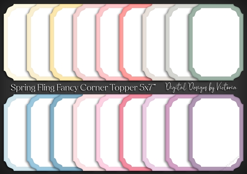 Spring Fling Fancy Corner Topper