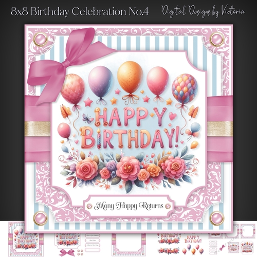 8x8 Birthday Celebration No.4