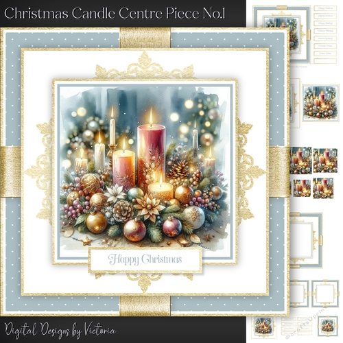 Christmas Candle Centre Piece No.1