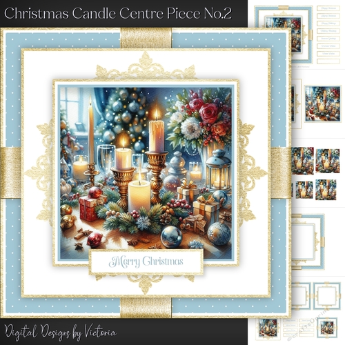 Christmas Candle Centre Piece No.2