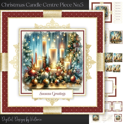 Christmas Candle Centre Piece No.5