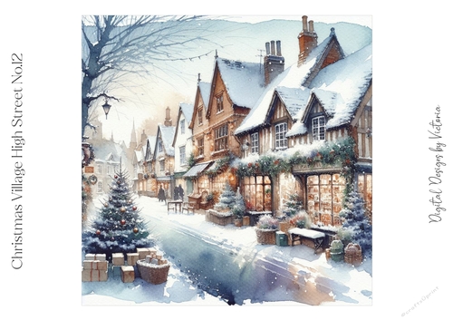 Christmas Village High Street No.12