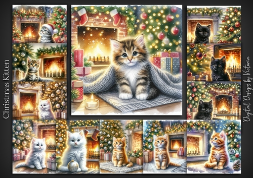 Christmas Kitten