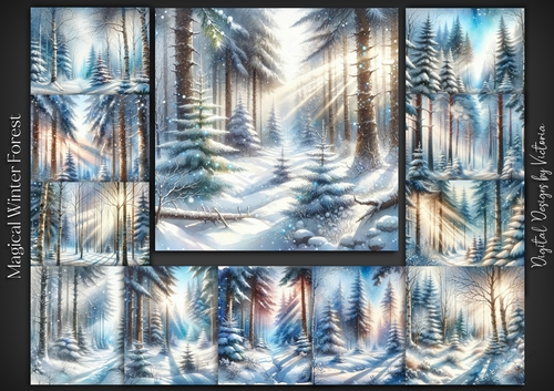 Magical Winter Forest