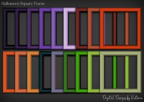 Halloween Square Frame