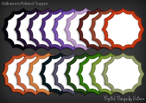 Halloween Pointed Topper