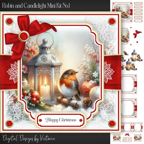 Robin and Candlelight Mini Kit No.1