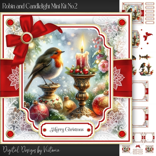 Robin and Candlelight Mini Kit No.2